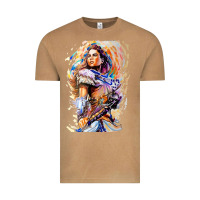 Vintage Camel ALOY - HORIZON FORBIDDEN WEST Vintage Tee - linhVisuals