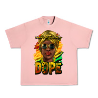 Salmon unapologetically dope afro Urban Heavy Tee - NancyCooperArtShop