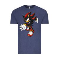 Vintage Denim Shadow The Hedgehog Vintage Tee - linhVisuals