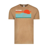 Vintage Camel vintage california wave surf retro 80s california beach surfing Vintage Tee - linhVisuals