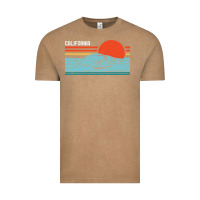 Vintage Coffee vintage california wave surf retro 80s california beach surfing Vintage Tee - linhVisuals