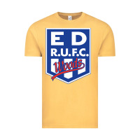 Vintage Mustard eastwood rugby Vintage Tee - linhVisuals