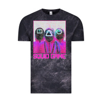 Cloud Black spoky squids games Vintage Tee - linhVisuals