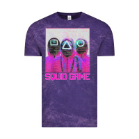 Cloud Purple spoky squids games Vintage Tee - linhVisuals