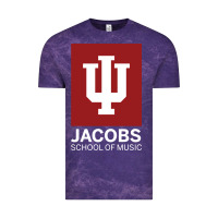 Cloud Purple jacobs, school of music Vintage Tee - linhVisuals