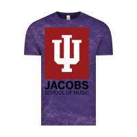Cloud Purple jacobs, school of music Vintage Tee - linhVisuals