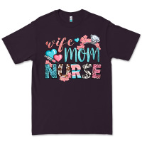 Plum Wife Mom Nurse Premium Tee - BundleAndBundleShop