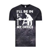 I'll Be In My Office Carpenter Woodworking Vintage Tee | Teevron