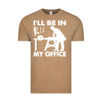 Vintage Coffee i'll be in my office carpenter woodworking Vintage Tee - linhVisuals