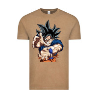 Vintage Coffee goku utra instinct Vintage Tee - linhVisuals