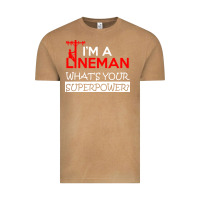 Vintage Camel im a lineman whats your superpower Vintage Tee - linhVisuals