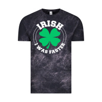 Cloud Black irish i was faster Vintage Tee - linhVisuals