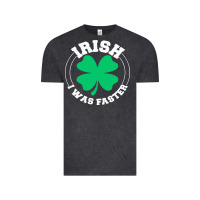 Vintage Black irish i was faster Vintage Tee - linhVisuals