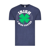 Vintage Denim irish i was faster Vintage Tee - linhVisuals