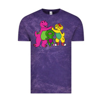 Cloud Purple barney legendary Vintage Tee - linhVisuals