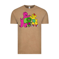 Vintage Coffee barney legendary Vintage Tee - linhVisuals