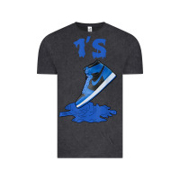 Vintage Black 1 retro high og dark marina blue tee shoes dripping got em t shirt Vintage Tee - linhVisuals