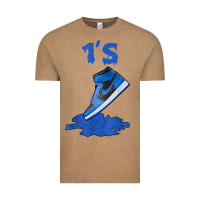 Vintage Coffee 1 retro high og dark marina blue tee shoes dripping got em t shirt Vintage Tee - linhVisuals