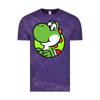 Cloud Purple Cartoon Yoshi Vintage Tee - linhVisuals