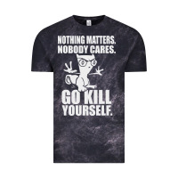 Cloud Black kill yourself classic foamy the squirrel Vintage Tee - linhVisuals