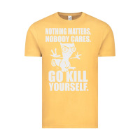 Vintage Mustard kill yourself classic foamy the squirrel Vintage Tee - linhVisuals