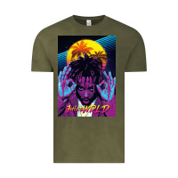 Vintage Olive concert wrld Vintage Tee - linhVisuals