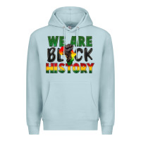 Blue Mist we are black history Premium Hoodie - FaDigitalArtStudio