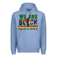 Colony Blue we are black history Premium Hoodie - FaDigitalArtStudio