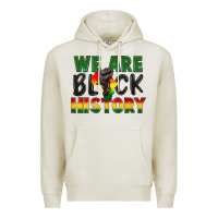 Oatmeal Heather we are black history Premium Hoodie - FaDigitalArtStudio