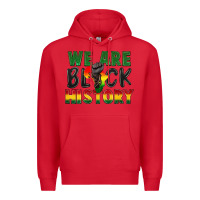 Red we are black history Premium Hoodie - FaDigitalArtStudio