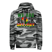Slate Camo we are black history Premium Hoodie - FaDigitalArtStudio