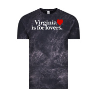 Cloud Black VIRGINIA IS FOR LOVERS Vintage Tee - linhVisuals