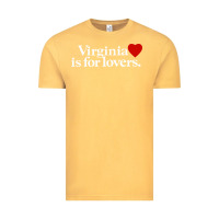 Vintage Mustard VIRGINIA IS FOR LOVERS Vintage Tee - linhVisuals
