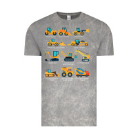 Cloud Rock construction excavator vehicle boys builder heavy equipment t shirt Vintage Tee - linhVisuals