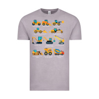 Vintage Zinc construction excavator vehicle boys builder heavy equipment t shirt Vintage Tee - linhVisuals