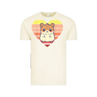 Vintage Arctic cute hamster design retro heart shape vintage t shirt Vintage Tee - linhVisuals