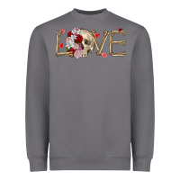 Storm Skull love Valentine's Day Heavyweight Sweatshirt - FaDigitalArtStudio