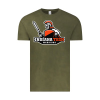 Vintage Olive indiana institute of technology warrior Vintage Tee - linhVisuals