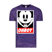 Cloud Purple ohboy Vintage Tee - linhVisuals