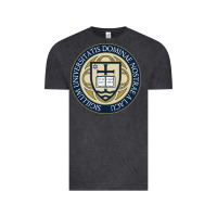 Vintage Black university dame Vintage Tee - linhVisuals