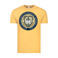 Vintage Mustard university dame Vintage Tee - linhVisuals