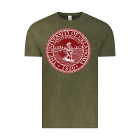 Vintage Olive university oklahoma Vintage Tee - linhVisuals