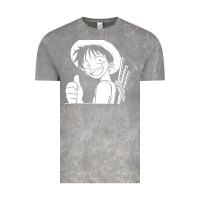 Cloud Rock luffy one piece Vintage Tee - linhVisuals