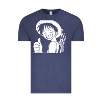 Vintage Denim luffy one piece Vintage Tee - linhVisuals