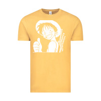 Vintage Mustard luffy one piece Vintage Tee - linhVisuals