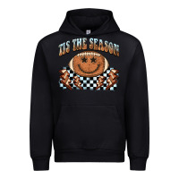 Black tis the season football smiley face Urban Hoodie - BarkalooDesign