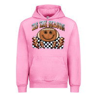 Fuchsia Pink tis the season football smiley face Urban Hoodie - BarkalooDesign