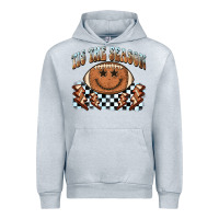 Heather Grey tis the season football smiley face Urban Hoodie - BarkalooDesign