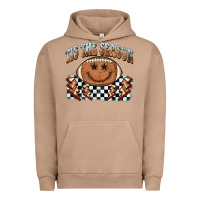 Pigment Burro tis the season football smiley face Urban Hoodie - BarkalooDesign