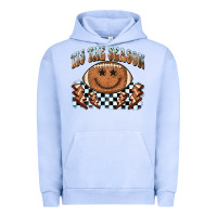 Pigment Grape Ice tis the season football smiley face Urban Hoodie - BarkalooDesign
